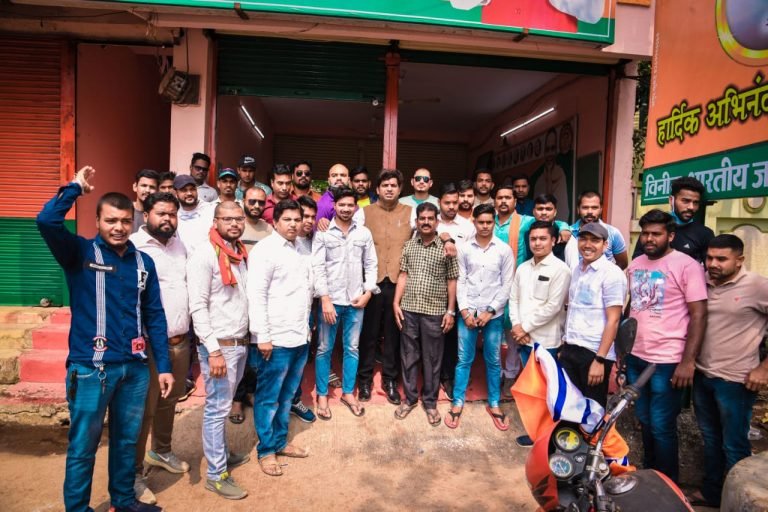 युवा मोर्चा के नवनियुक्त जिलाध्यक्ष पहुँचे कुरुद एवं मेघा मंडल हुआ भव्य स्वागत