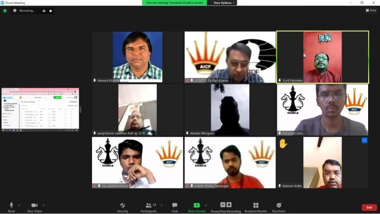 एमेच्योर बिलो 1700 ऑनलाइन शतरंज स्पर्धा का उदघाटन,छत्तीसगढ़ में अब शतरंज व्यापक रूप ले चुका है -सुनील रामटेके