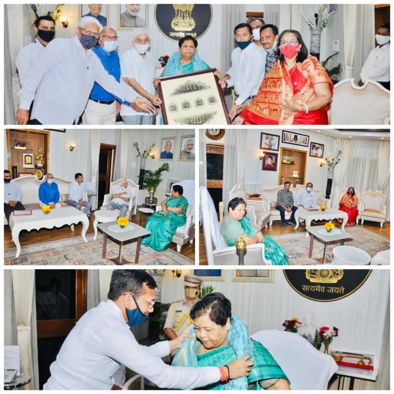 सर्व गुजराती समाज छत्तीसगढ़ के प्रतिनिधियों ने नवरात्रि उत्सव हेतु किया राज्यपाल को आमंत्रित
