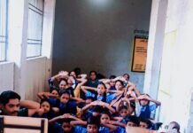 शास मिडिल स्कूल जालमपुर में योग दिवस कार्यक्रम हुआ