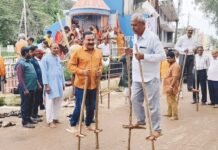 साहू समाज ने पारंपरिक उल्लास से मनाया हरेली तिहार