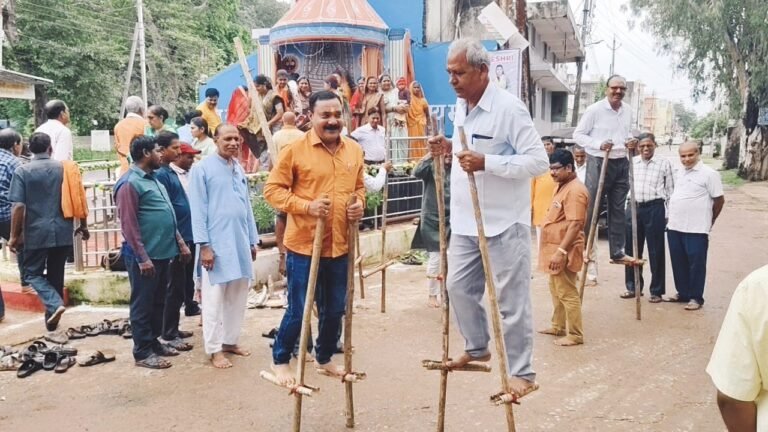 साहू समाज ने पारंपरिक उल्लास से मनाया हरेली तिहार