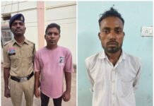 अवैध शराब बिक्री करते आरोपी पर की गई कार्यवाही