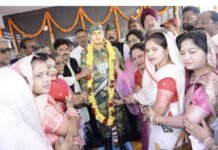 महापौर रामू रोहरा हुए शामिल, शहीद परिवार का किया गरिमामय सम्मान