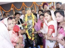 महापौर रामू रोहरा हुए शामिल, शहीद परिवार का किया गरिमामय सम्मान