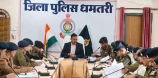 नववर्ष (31दिस.एवं 01जन.)एवं मंडई पर्व को लेकर धमतरी पुलिस अलर्ट, कानून व्यवस्था सुदृढ़ करने दिए गए विशेष निर्देश