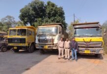 खनिज चोरी पर जिला प्रशासन की सख्त कार्यवाही