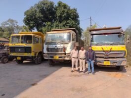 खनिज चोरी पर जिला प्रशासन की सख्त कार्यवाही