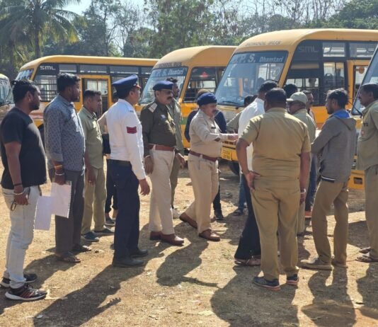 परिवहन विभाग द्वारा स्कूल वाहनों का निरीक्षण, चालकों का स्वास्थ्य परीक्षण, लापरवाही पर कार्रवाई