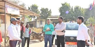 धान खरीदी केंद्रों पर कलेक्टर का औचक निरीक्षण, वास्तविक किसानों को प्राथमिकता के निर्देश