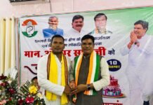 जनपद सदस्य खिलेंद्र ध्रुव नियुक्त किए गए धमतरी ग्रामीण के ब्लॉक अध्यक्ष, उन्होंने कांग्रेस के शीर्ष नेतृत्व का जताया आभार