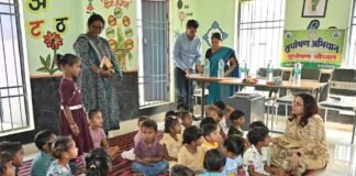 प्रभारी सचिव श्रीमती शम्मी आबिदी ने जी-जामगांव आंगनवाड़ी केंद्र का किया निरीक्षण पोषण, प्रारंभिक शिक्षा एवं मॉनिटरिंग व्यवस्था सुदृढ़ करने दिए निर्देश