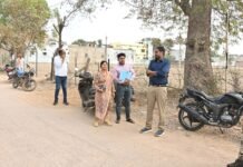 500 सीटर अत्याधुनिक नालंदा परिसर स्थल का कलेक्टर ने किया निरीक्षण