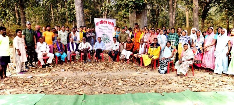 विश्व आर्द्रभूमि दिवस पर धमतरी वनमंडल में जागरूकता एवं स्वच्छता कार्यक्रम आयोजित