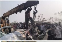 नेशनल हाइवे 30 पर धमतरी बाईपास में एक भीषण सड़क हादसा 4 की मौत