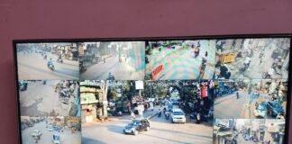 यातायात पुलिस द्वारा शहर के बंद पड़े सीसीटीवी कैमरे पुनः हुए चालू