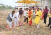 महापौर रामू रोहन ने किया धमतरी पद्माशाली समाज भवन निर्माण कार्य का भूमि पूजन
