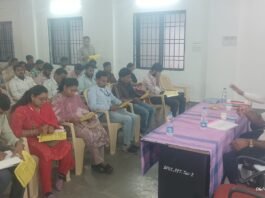 प्रधानमंत्री श्रम योगी मानधन पेंशन योजना के तहत च्वाइस सेंटर संचालकों को दिया गया प्रशिक्षण