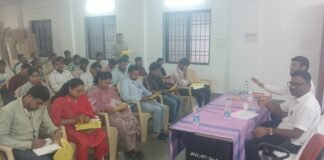 प्रधानमंत्री श्रम योगी मानधन पेंशन योजना के तहत च्वाइस सेंटर संचालकों को दिया गया प्रशिक्षण