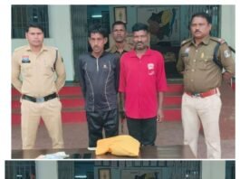 दो अलग- अलग मामलों में गांजा बेचने वाले पर की गई कारवाही