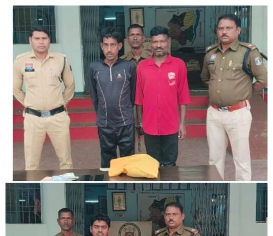 दो अलग- अलग मामलों में गांजा बेचने वाले पर की गई कारवाही