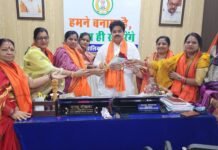 भारतीय जनता पार्टी जिला धमतरी के नवीन पदाधिकारियों ने महापौर से की सौजन्य मुलाकात