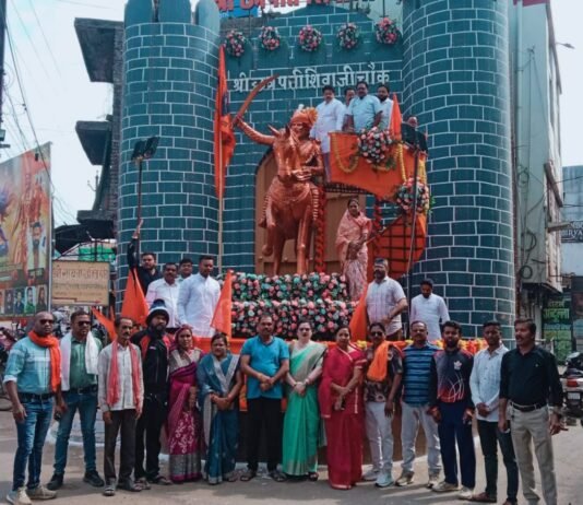 छत्रपति शिवाजी महाराज जयंती पर महापौर ने किया माल्यार्पण, गूंजा स्वराज का संकल्प