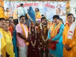 गोकुलपुर वार्ड में श्री शिव महापुराण कथा का दिव्य आयोजन, महापौर रामू रोहरा ने लिया आशीर्वाद