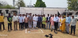 महापौर रामू रोहरा ने किया क्रिकेट बॉक्स निर्माण कार्य का भूमि पूजन रामनवमी की दी शुभकामनाएं