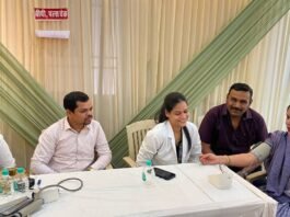 विशाल नि:शुल्क स्वास्थ्य शिविर का आयोजन, सैकड़ों लोगों ने लिया लाभ