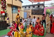 चैत्र नवरात्रि पर बनियापारा वार्ड में महादेव स्थापना, महापौर रामू रोहरा मुख्य अतिथि के रूप में हुए शामिल