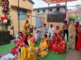 चैत्र नवरात्रि पर बनियापारा वार्ड में महादेव स्थापना, महापौर रामू रोहरा मुख्य अतिथि के रूप में हुए शामिल