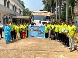 धमतरी में पर्यटन विकास को बढ़ावा : 40 सदस्यीय दल बस्तर एक्सपोजर विजिट के हुआ रवाना