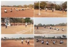 एसपी धमतरी के निर्देशन में पुलिस लाईन रूद्री में जनरल परेड के दौरान स्पोर्ट्स गतिविधियों का आयोजन