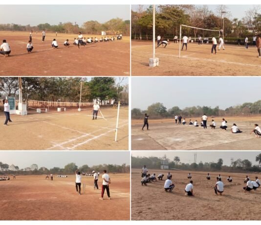 एसपी धमतरी के निर्देशन में पुलिस लाईन रूद्री में जनरल परेड के दौरान स्पोर्ट्स गतिविधियों का आयोजन