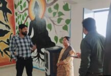 आयुक्त प्रिया गोयल ने इतवारी बाजार स्थित कला केंद्र का किया निरीक्षण