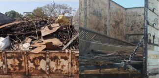 धमतरी पुलिस की संयुक्त कार्यवाही: दो कबाड़ी दुकानों पर दबिश, भारी मात्रा में संदिग्ध लोहा-टीन जब्त