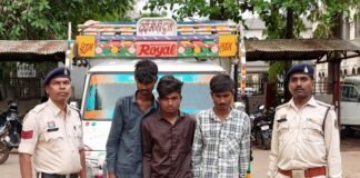 धमतरी पुलिस की मुस्तैदी से नवागांव स्थित मोती वस्त्रालय में हुई चोरी का खुलासा, अंतर्राज्यीय चोर गिरोह का पर्दाफाश