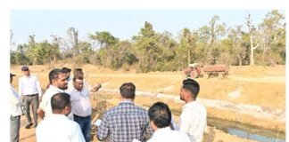 कलेक्टर ने नहर लाइनिंग कार्य का किया निरीक्षण, 4426 हेक्टेयर रकबा होगा लाभान्वित