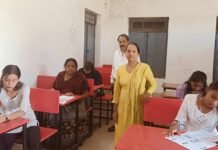 माध्यमिक शाला जालमपुर में उल्लास महापरीक्षा संपन्न