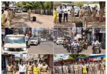 रामनवमी शोभायात्रा को लेकर धमतरी पुलिस का सख्त एक्शन मोड- संयुक्त फ्लैग मार्च से असामाजिक तत्वों में भय, आमजन में विश्वास का संचार