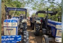 अवैध रेत परिवहन पर बड़ी कार्रवाई, 7 ट्रैक्टर-ट्रॉली जब्त