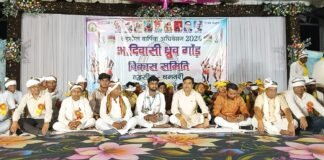 आदिवासी समाज के युवाओं के संग थिरके विधायक ओंकार साहू, अधिवेशन में दिखा सांस्कृतिक उत्साह