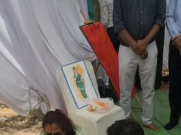 ईतवारी बाजार में नवीन शहरी प्राथमिक स्वास्थ्य केंद्र भवन का भूमिपूजन