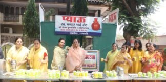 तपती धूप में सेवा की शीतल छांव—भारतीय जैन संघटना, धमतरी की मठा सेवा