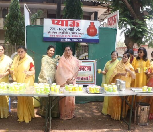 तपती धूप में सेवा की शीतल छांव—भारतीय जैन संघटना, धमतरी की मठा सेवा