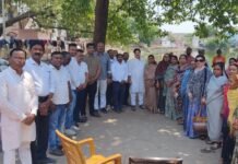 महापौर रामू रोहरा ने जालमपुर वार्ड में डोम शेड निर्माण कार्य का किया भूमि पूजन