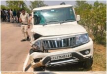 NH 30 पर सड़क हादसा एक की मौत एक घायल