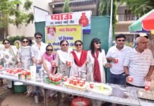 पूर्व विधायक स्वर्गीय जयाबेन दोशी की स्मृति में शीतल छाछ सेवा