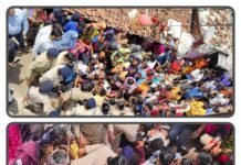 सल्हेवार पारा में बुलडोजर कार्रवाई को लेकर हंगामा, विरोध के बाद प्रशासन ने बातचीत से संभाला मामला